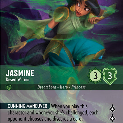 Jasmine - Desert Warrior (Enchanted) (212/204) [Ursula's Return]