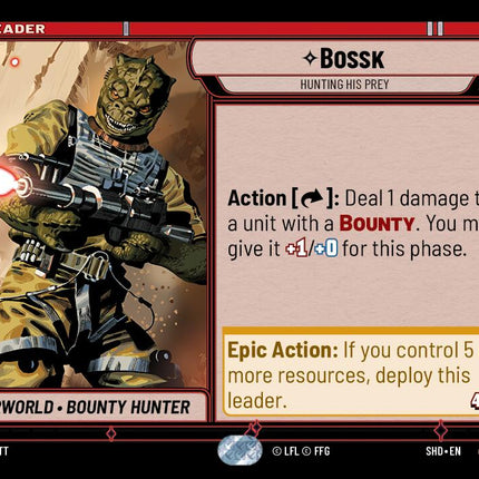 Bossk — Hunting His Prey (010/262) (010/262) [Shadows of the Galaxy]