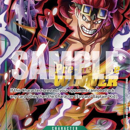 Eustass"Captain"Kid (OP-07 Pre-Release Tournament) [Winner] [One Piece Promotion Cards]