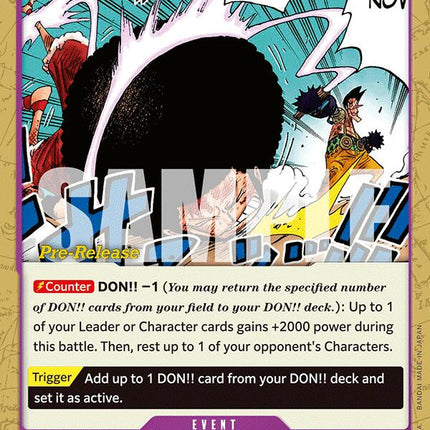 Slow-Slow Beam Sword [500 Years in the Future Pre-Release Cards]