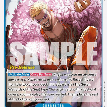 Donquixote Doflamingo [500 Years in the Future Pre-Release Cards]