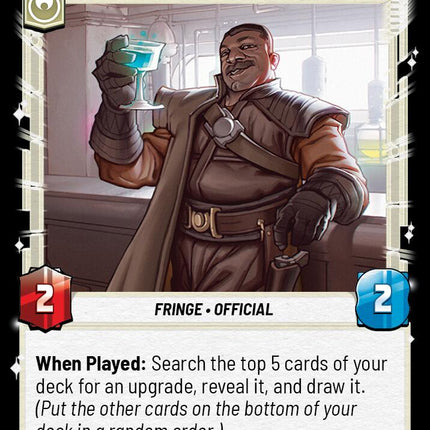 Greef Karga - Affable Commissioner (245/262) (245/262) [Shadows of the Galaxy]