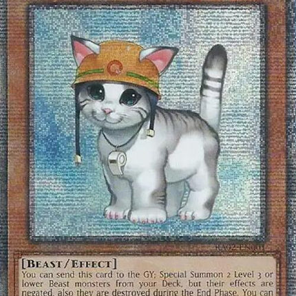 Rescue Cat (Quarter Century Secret Rare) [RA02-EN001] Quarter Century Secret Rare