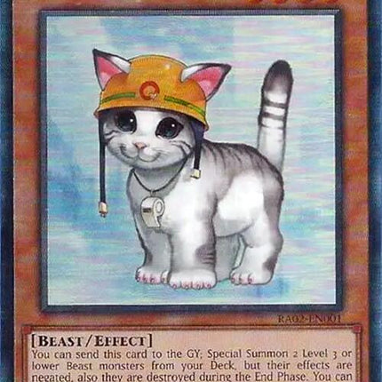 Rescue Cat (PUR) [RA02-EN001] Prismatic Ultimate Rare