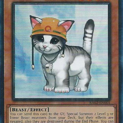 Rescue Cat (PCR) [RA02-EN001] Prismatic Collector's Rare