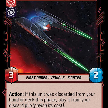 Kylo's TIE Silencer - Ruthlessly Efficient (135/262) (135/262) [Shadows of the Galaxy]