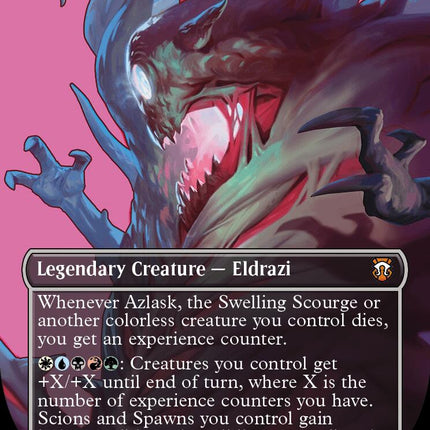 Azlask, the Swelling Scourge (Borderless) (Ripple Foil) [Modern Horizons 3 Commander]