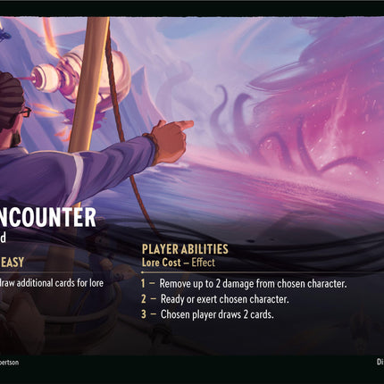 The Encounter // A Dark Realm - Battleground (Oversized) [Illumineer's Quest: Deep Trouble]