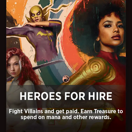 Heroes For Hire Theme Card [Marvel Super Heroes Commander]
