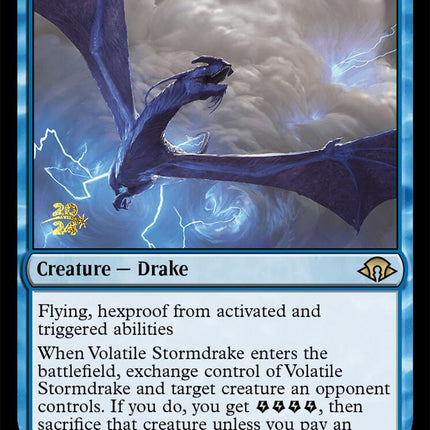 Volatile Stormdrake [Modern Horizons 3 Prerelease Promos]