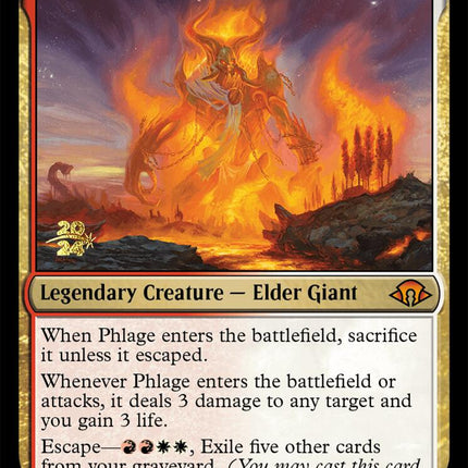 Phlage, Titan of Fire's Fury [Modern Horizons 3 Prerelease Promos]