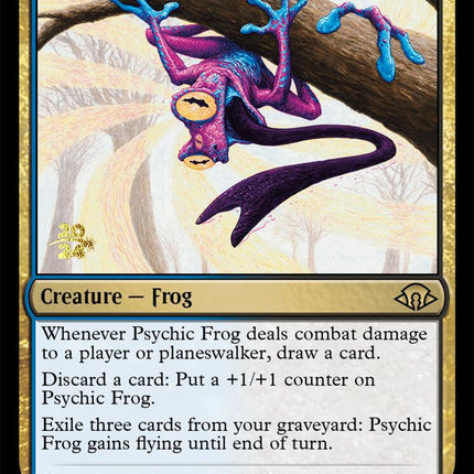 Psychic Frog [Modern Horizons 3 Prerelease Promos]