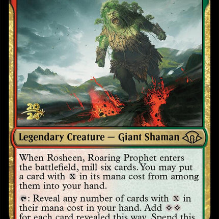 Rosheen, Roaring Prophet [Modern Horizons 3 Prerelease Promos]