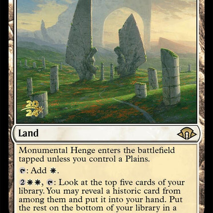 Monumental Henge [Modern Horizons 3 Prerelease Promos]