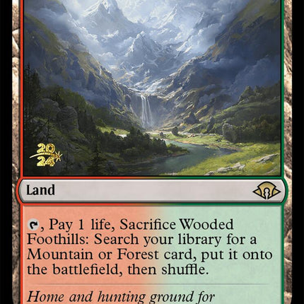 Wooded Foothills [Modern Horizons 3 Prerelease Promos]