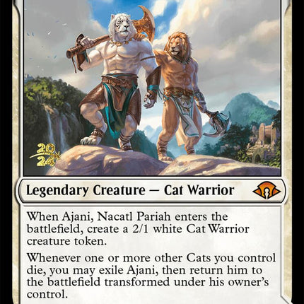Ajani, Nacatl Pariah [Modern Horizons 3 Prerelease Promos]