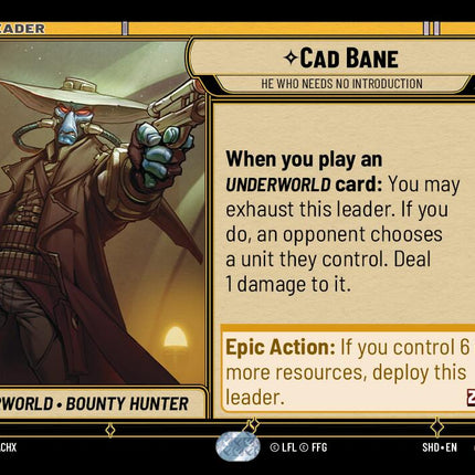 Cad Bane - He Who Needs No Introduction (014/262) (014/262) [Shadows of the Galaxy]