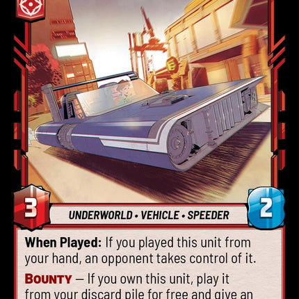 Stolen Landspeeder (161/262) (161/262) [Shadows of the Galaxy]