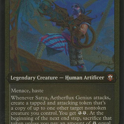 Satya, Aetherflux Genius (Display Commander) [Modern Horizons 3 Commander]