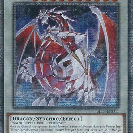 Lancea, Ancestral Dragon of the Ice Mountain (Quarter Century Secret Rare) [BLTR-EN005] Quarter Century Secret Rare