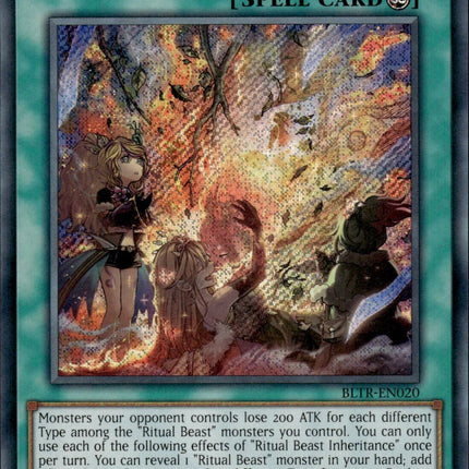 Ritual Beast Inheritance [BLTR-EN020] Secret Rare