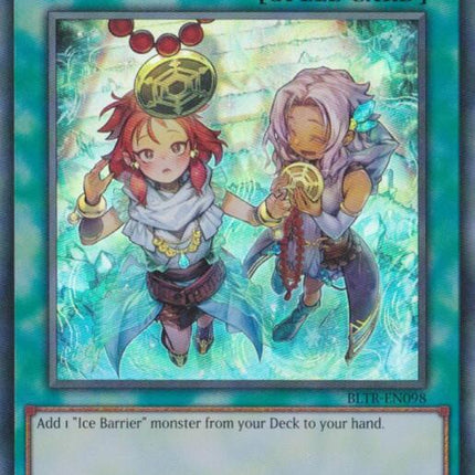 Medallion of the Ice Barrier (Alternate Art) [BLTR-EN098] Ultra Rare