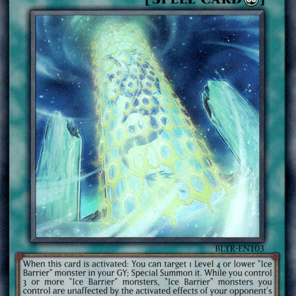 Freezing Chains of the Ice Barrier [BLTR-EN103] Ultra Rare