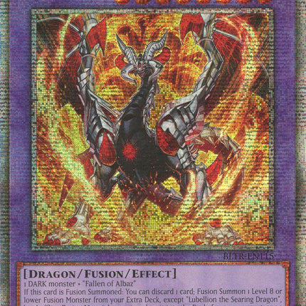 Lubellion the Searing Dragon (Quarter Century Secret Rare) [BLTR-EN115] Quarter Century Secret Rare