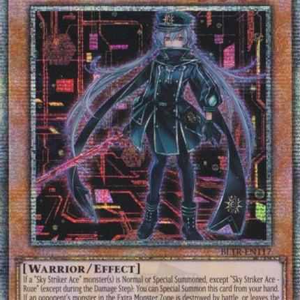 Sky Striker Ace - Roze (Alternate Art) (Quarter Century Secret Rare) [BLTR-EN117] Quarter Century Secret Rare