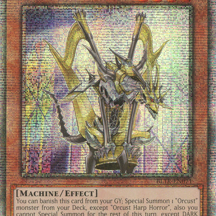 Orcust Harp Horror (Quarter Century Secret Rare) [BLTR-EN071] Quarter Century Secret Rare