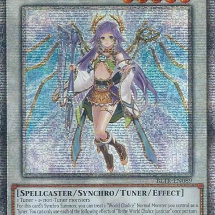 Ib the World Chalice Justiciar (Quarter Century Secret Rare) [BLTR-EN089] Quarter Century Secret Rare