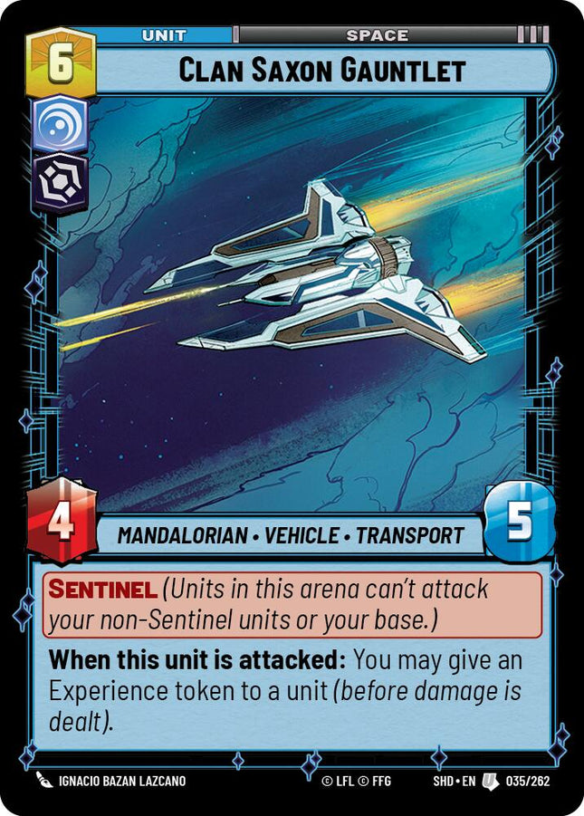 Clan Saxon Gauntlet (035/262) (035/262) [Shadows of the Galaxy]