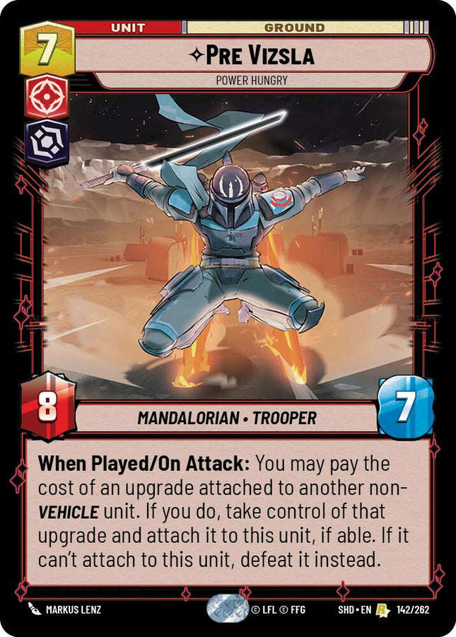 Pre Vizsla - Power Hungry (142/262) (142/262) [Shadows of the Galaxy]
