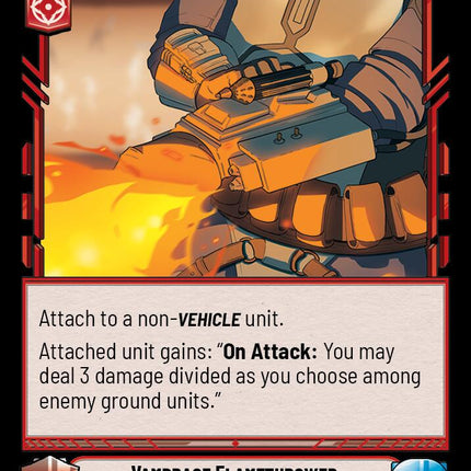 Vambrace Flamethrower (177/262) (177/262) [Shadows of the Galaxy]