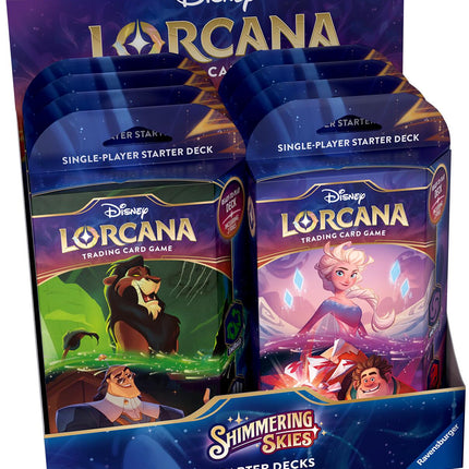 Disney Lorcana: Shimmering Skies - Starter Deck Display