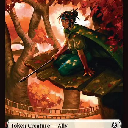 Ally (0004) // Soldier (0011) Double-Sided Token [Avatar: The Last Airbender Tokens]