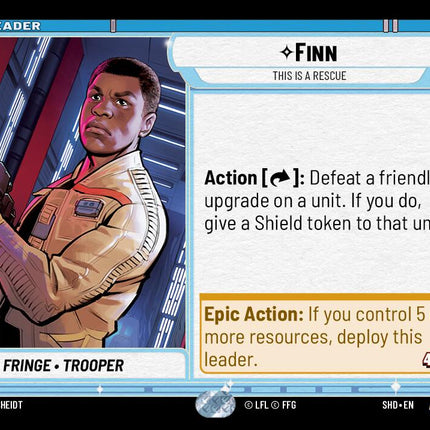 Finn - This is a Rescue (003/262) (003/262) [Shadows of the Galaxy]