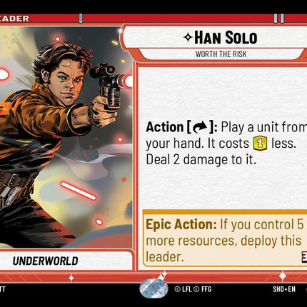 Han Solo - Worth the Risk (013/262) (013/262) [Shadows of the Galaxy]