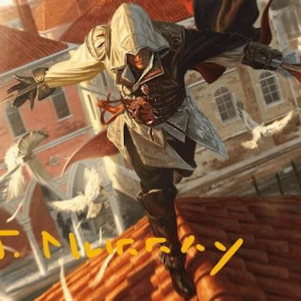 Ezio, Blade of Vengeance Art Card (Gold-Stamped Signature) [Assassin's Creed Art Series]