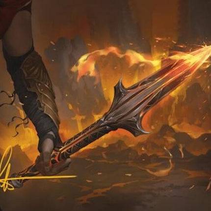 The Spear of Leonidas Art Card (Gold-Stamped Signature) [Assassin's Creed Art Series]