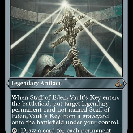 Staff of Eden, Vault's Key (Foil Etched) [Assassin's Creed]