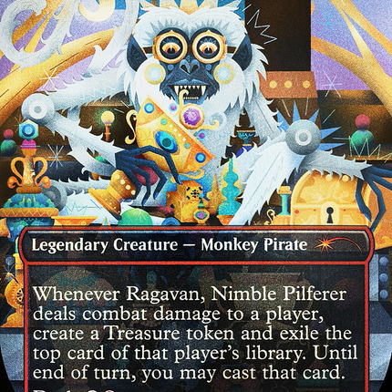 Ragavan, Nimble Pilferer (Borderless) [Secret Lair Showdown]