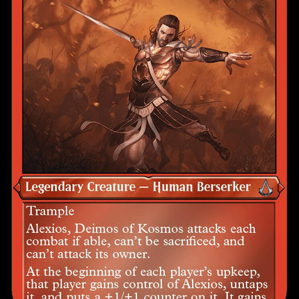 Alexios, Deimos of Kosmos (Foil Etched) [Assassin's Creed]