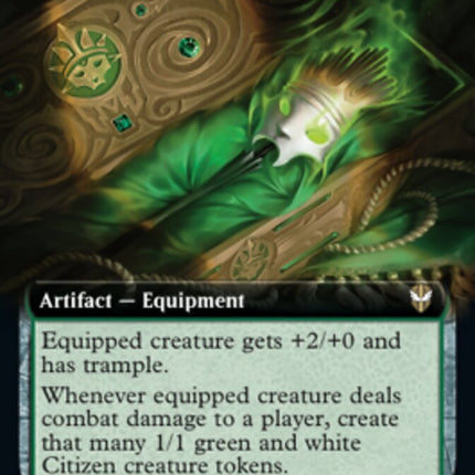 Scepter of Celebration (Extended Art) [Streets of New Capenna Commander]