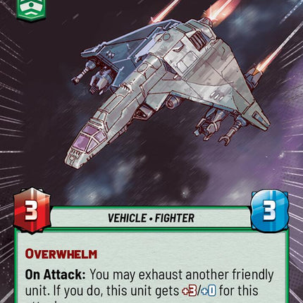 Kihraxz Heavy Fighter (387) (Hyperspace) (387) [Shadows of the Galaxy]