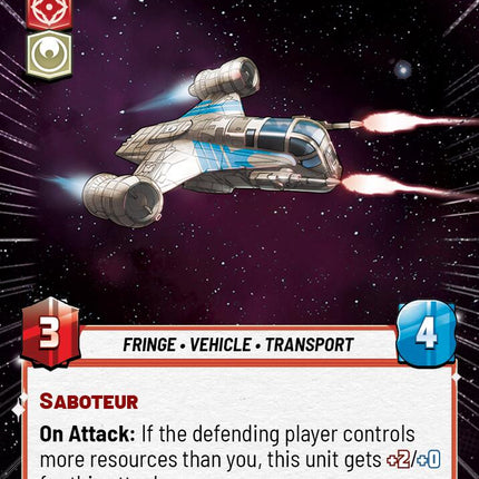 Valiant Assault Ship (420) (Hyperspace) (420) [Shadows of the Galaxy]