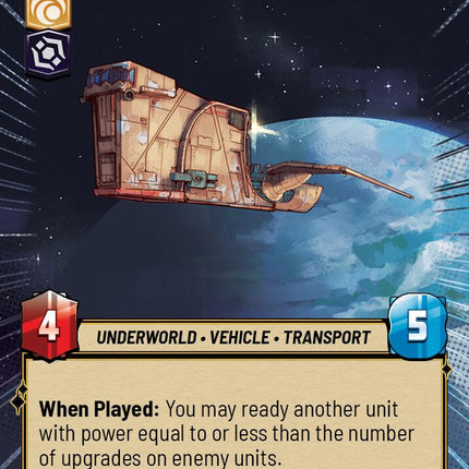 Slaver's Freighter (458) (Hyperspace) (458) [Shadows of the Galaxy]