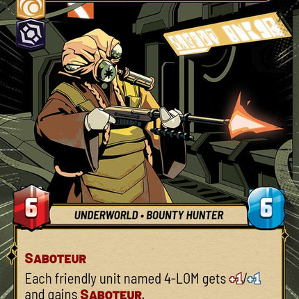 Zuckuss - Bounty Hunter for Hire (459) (Hyperspace) (459) [Shadows of the Galaxy]
