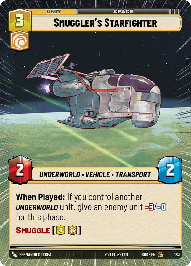 Smuggler's Starfighter (483) (Hyperspace) (483) [Shadows of the Galaxy]