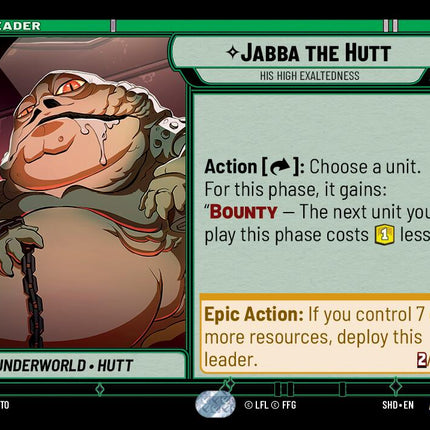 Jabba the Hutt - His High Exaltedness (006/262) (006/262) [Shadows of the Galaxy]